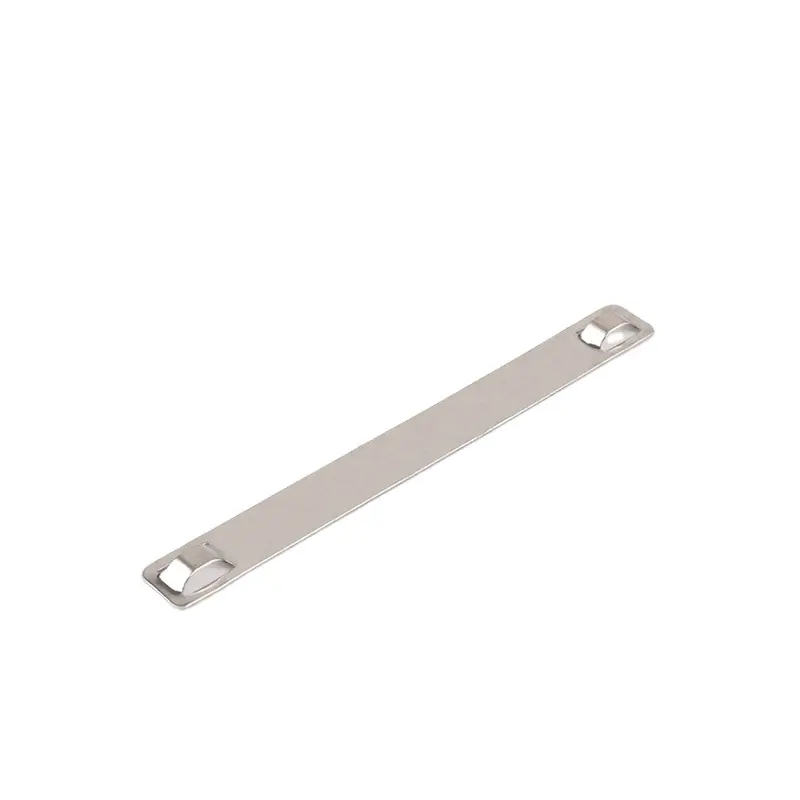 Placa marcador de cabo de aço inoxidável matel, ss316 etiquetas de cabo 9.5x89