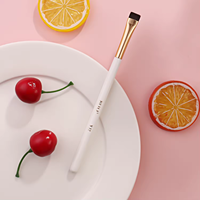 Kuas Concealer Profesional Berujung Miring, Pensil Alis Tipis Ultra Tipis, Kuas Pewarna, Kuas Spoolie, Set Kuas Eyeliner