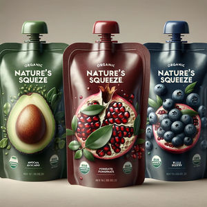 Sacs en plastique personnalisés de 100 ml, 250 ml, 500 ml avec bec verseur pour boissons, eau, <span class=keywords><strong>jus</strong></span> de fruits - Product Image 2