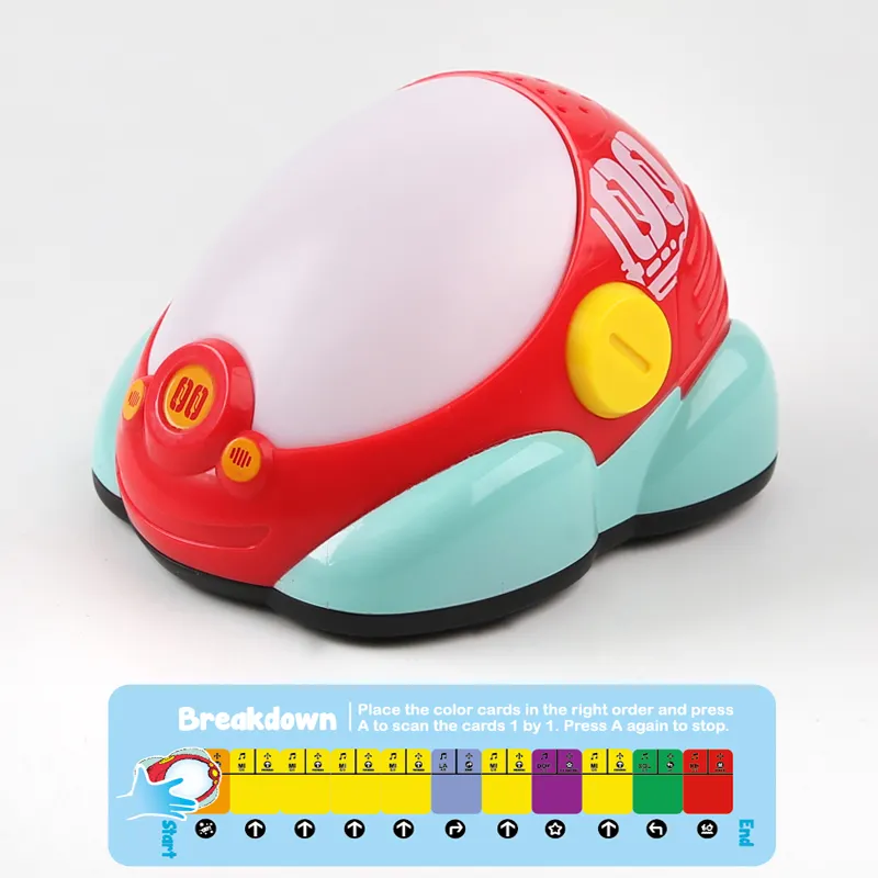 ZIGO tecnología programable juego de rompecabezas de los niños juguete de la novedad nuevo Robot niño color inteligente Sensor de coche para niños