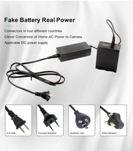 Adaptateur secteur 1,68 V avec batterie factice BP-A60 et coupleur CC pour appareil photo Canon <span class=keywords><strong>EOS</strong></span> <span class=keywords><strong>C70</strong></span> C700 C200 C500 C300 Mark II - Product Image 5
