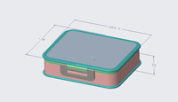 Boîte à lunch bento rectangulaire en plastique sans BPA, résistante aux micro-ondes, étanche, avec 3 compartiments intérieurs en acier inoxydable 304, pour enfants