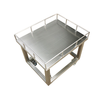 Service de cuisine d'hôtel Table de travail solide en acier inoxydable Table de travail de cuisine de banc