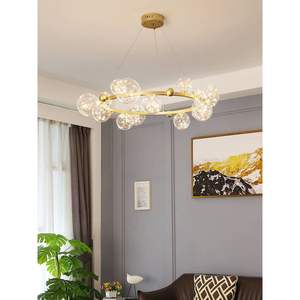 Nouvelle Suspension Luxe Style Nordique Ciel Étoilé, Lustre Moderne Minimaliste pour Chambre et Salon, Grand Éclairage de Salle à Manger - Product Image 5