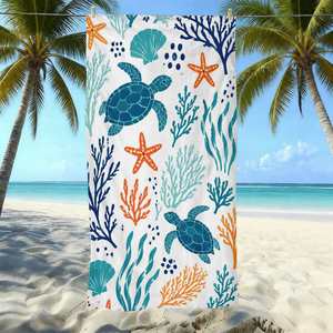 Promotional Microfiber Cotton Travel Business <b>Gift</b> With Brand Printed Custom Logo <b>Beach</b> Towel - Product Image 3
