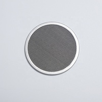 Filter Disc Kawat Baja Anti Karat Anyaman Khusus 15-100 Mikron Lubang Persegi untuk Penyaringan Cairan
