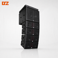 Enceintes Line Array Passives Mini Portables DSZ MY-208X+MY-18XD à Deux Voies avec Haut-parleurs de 12 pouces et Boîtier en Contreplaqué de Bouleau de 18 mm pour Concerts