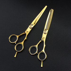 <span class=keywords><strong>Ciseaux</strong></span> de coiffure professionnels FMB-12 dorés de 6,0 pouces, nouveau design tendance, <span class=keywords><strong>ciseaux</strong></span> plats et <span class=keywords><strong>ciseaux</strong></span> à dents HS-674 - Product Image 4