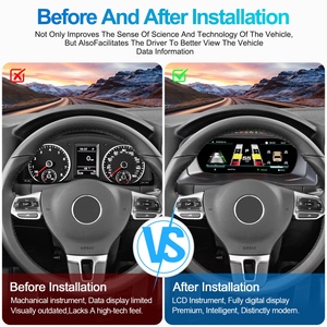 Navihua Linux System LCD Instrument Virtual Cockpit <b>Car</b> <b>Digital</b> Cluster <b>Speedometer</b> <b>for</b> VW Tiguan 2010-2017 Dashboard - Product Image 3