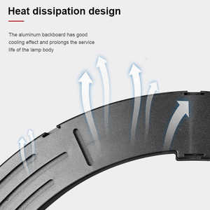 Lampe vidéo LED portable 18 pouces 3200K-6500K, <span class=keywords><strong>mini</strong></span> anneau lumineux RGB 360° pour selfie, avec télécommande pour téléphone, idéale pour le maquillage et l'éclairage photographique - Product Image 3