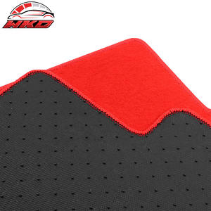 พรมปูพื้นสำหรับฮอนด้า ซีวิค 16-21 พรมหน้าหลังสีแดงกำมะหยี่พร้อมโลโก้ FC - 4 ชิ้น - Product Image 5