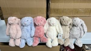 Boneka Kelinci Jelly Cat Bashful Beige, Boneka Lucu, Boneka Plush Kelinci Bertelinga Panjang, Bantal Penenang - Product Image 6