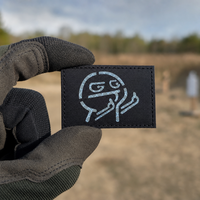 Patch réfléchissant découpé au laser personnalisé, badge avec logo personnalisé, patchs tactiques réfléchissants avec fixation auto-agrippante
