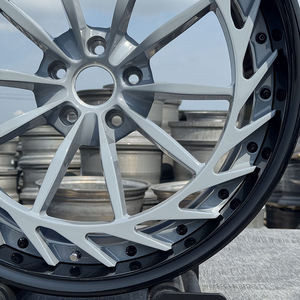 JWYC Juego de 2 Ruedas de Aleación de Aluminio 6061 Forjadas a Medida para Autos, de 18-24 Pulgadas, 5x112/5x130/5x114.3, para BMW, Audi, <span class=keywords><strong>Fiat</strong></span>, Ruedas de Carreras - Product Image 5