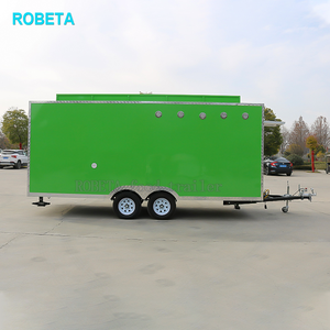 Chariot <span class=keywords><strong>de</strong></span> nourriture mobile Fs500 Green Food Cart, remorque alimentaire, intérieur en acier inoxydable, <span class=keywords><strong>camion</strong></span> <span class=keywords><strong>de</strong></span> nourriture - Product Image 5