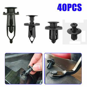 Mixed Pack <b>Car</b> Push Rivet Plastic Expansion Pin Bumper <b>Clip</b> Fastener 40Pcs General Purpose Repair Replacement - Product Image 5
