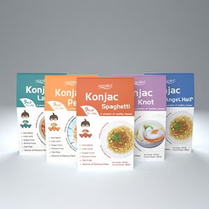 Arroz Konjac Shirataki Bajo en Calorías, Saludable, para Dieta Keto, al por Mayor, Arroz Konjac Seco a Granel, Sin Gluten, para Niños y Adultos, en Bolsa - Product Image 3