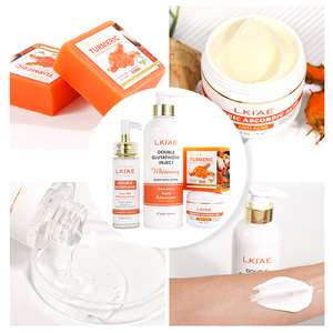 Set di 12 Prodotti per la Cura della Pelle con Logo Personalizzabile, <span class=keywords><strong>Anti</strong></span>-<span class=keywords><strong>Acne</strong></span>, Rimozione Macchie Scure, Doppio Glutatione, Schiarente alla Curcuma per Gambe/Braccia/Viso - Product Image 5