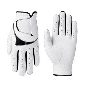 ถุงมือกอล์ฟหนังแท้พรีเมียมออกแบบตามสั่ง OEM สำหรับมือซ้าย กันลื่น ระบายอากาศได้ดี แบบสวมใส่ได้ทั้งชายและหญิง - Product Image 4