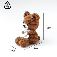 Jouets en peluche personnalisés positifs drôles vente chaude jouets au crochet cadeau d'anniversaire de haute qualité pour les enfants