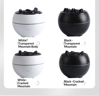 Diffuseur d'arômes humidificateur à ultrasons à sept couleurs avec brume froide et ambiance lumineuse