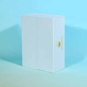 Customized Shape Cardboard Rigid Box Embossing Matt Lamination Magnetic Closure for Double Door Manufacturing Slot Packaging - Product Image 5