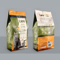 Sacs d'emballage personnalisables imprimés pour aliments pour animaux de compagnie, capacité de 5 à 25 kg, pochettes verticales à fond plat pour nourriture pour chiens et chats