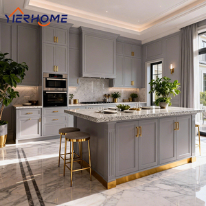 Set di Mobili da Cucina di Lusso Personalizzati con Finitura Opaca |   <span class=keywords><strong>Isola</strong></span> + Progettazione 3D Gratuita + Pre-Assemblata - Product Image 2