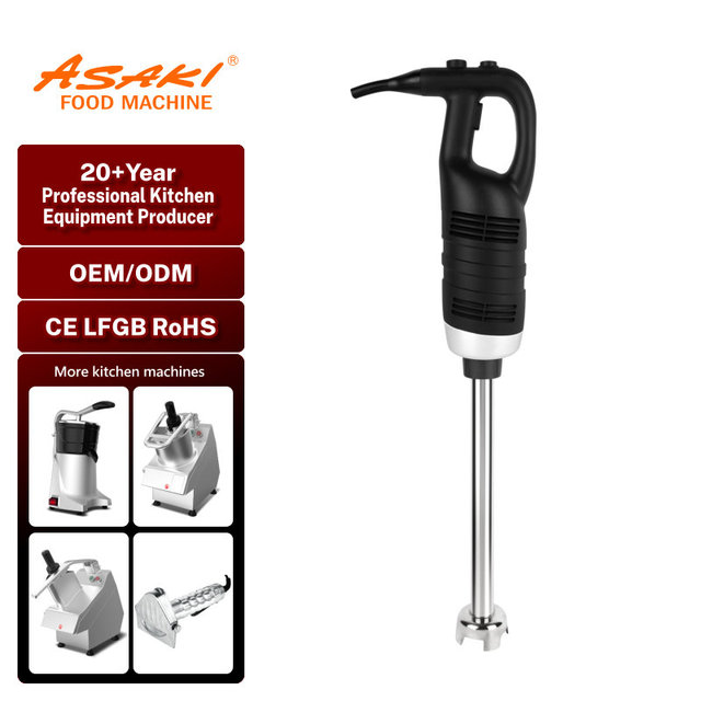 ASAKI New Factory Price Big Powerful Electric Commercial Immersion Blender Hand Stick Blender Mixer Cuisine Immersion Blender