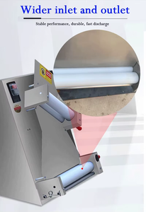 Máquina Eléctrica Automática de Acero Inoxidable para Hacer Masa de Panadería, Pizza y Pan, con Laminadora de Masa y Prensa para Pasteles - Product Image 6