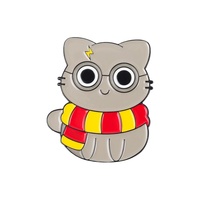 Nouvelle Broche DIY en Alliage Doré Gravé, Thème Dessins Animés et Films, Style Européen et Américain, pour Badges de Films, Foulards et Motifs de Chat Mignons