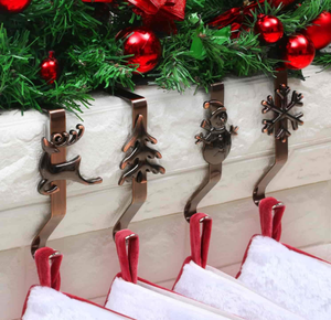 Hot Sale Mantel Christmas Decorative Metal <strong>Stocking</strong> <strong>Holder</strong> - Product Image 5