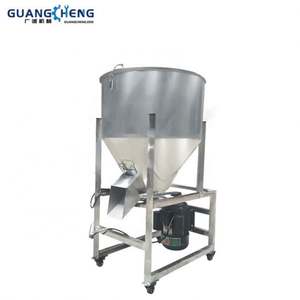 Mélangeur d'aliments pour volailles en acier inoxydable de haute qualité du fabricant, mélangeur d'aliments pour poulets, mélangeur d'engrais chimiques - Product Image 4