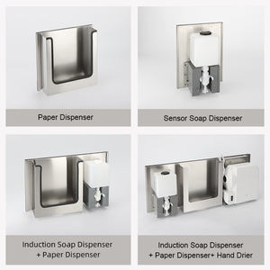 <span class=keywords><strong>Dispensador</strong></span> <span class=keywords><strong>de</strong></span> <span class=keywords><strong>Papel</strong></span> <span class=keywords><strong>para</strong></span> Secar <span class=keywords><strong>Manos</strong></span> y <span class=keywords><strong>Dispensador</strong></span> <span class=keywords><strong>de</strong></span> Jabón Automático <span class=keywords><strong>con</strong></span> <span class=keywords><strong>Sensor</strong></span>, Oculto detrás del Espejo, <span class=keywords><strong>de</strong></span> Acero Inoxidable 304 <span class=keywords><strong>para</strong></span> Baño - Product Image 4