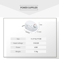 Machine professionnelle électrique à haute vitesse Korea Champion M3 + 35K SDE SH20N pour le retrait de vernis gel et acrylique