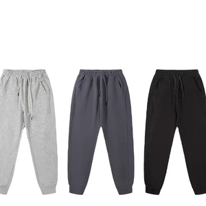 320G Heavyweight 65% algodón japonés deportes Leggings <span class=keywords><strong>Jogger</strong></span> con cordón Casual <span class=keywords><strong>Jogger</strong></span> pantalones de chándal para hombres al por mayor - Product Image 1