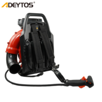 Souffleur à dos sans fil haute puissance pour bricolage avec moteur sans balais, débit d'air 130000 tr/min, vitesse du vent 52 m/s pour souffler la neige et les feuilles