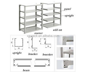 סין מוסמך אחסון ארוך תוחלת מתכת מדפי בד מורט מדפי מחסן אחסון - Product Image 6