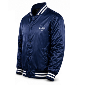 Chaqueta de Hombre Personalizada al Por Mayor, OEM, 100% de Alta Calidad, Chaqueta de Satén Impermeable para Hombre, Chaqueta de Invierno de Satén para Hombre - Product Image 5