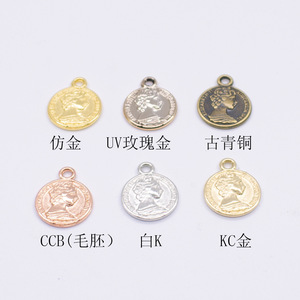 Colgante de Moneda y Billete <span class=keywords><strong>Antiguo</strong></span> <span class=keywords><strong>Mexicano</strong></span> Personalizado, Grabado, para Fabricación de Joyas, Estilo Occidental, Sin Deslustre, OEM, Personalizable de Fábrica - Product Image 3