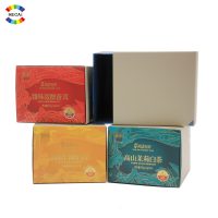 Boîte d'emballage de thé personnalisée, boîte en carton pliable avec impression de logo pour sachets de thé