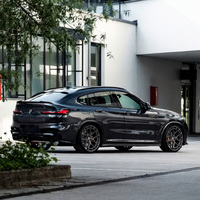 Jantes forgées personnalisées 6061-T6 de 21 pouces pour BMW X4 M F98 2019-2021 5x112 ET31 255/40R21 265/40R21 Noir mat