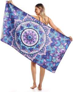 Summer <b>Beach</b> <b>Towels</b> Fashion Eco-Friendly Quick-Dry Sand-Free Strong Absorbency <b>Large</b> Microfibre <b>Towel</b> Custom Logo Print - Product Image 4