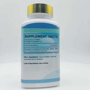 DUOZI Glycinate de magnésium 500 MG Comprimés Haute absorption Soutient la santé des os et des articulations 100 comprimés Complément alimentaire - Product Image 3