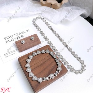 Conjunto de Joyería de Alta Gama de la <span class=keywords><strong>Serie</strong></span> Angel, Collar, Pulsera y Aretes, Regalo para Mujer - Product Image 5