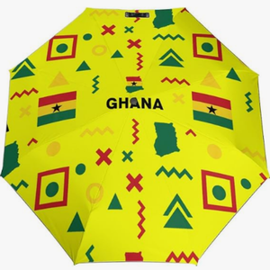 Parapluie pliant entièrement automatique à motif drapeau culturel des <span class=keywords><strong>Comores</strong></span>, en tissu tissé serré haute densité, thème national - Product Image 6