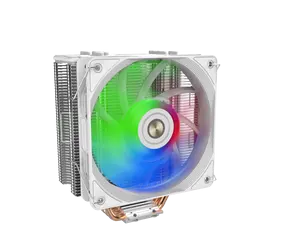 Alseye RGB CPU HAVA SOĞUTUCU 120mm PWG CPU Fan 4 ısı boruları RGB CPU hava soğutma Intel LGA 1700 için/115X/1200, AMD AM4/AM5