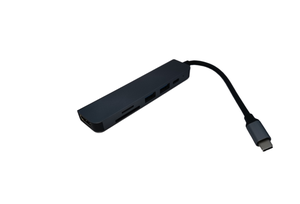 Hub USB avec charge rapide 100W Type-C en alliage d'aluminium 5-8 ports USB 3.1 pour lecteur de carte SD 2.0 Stock disponible - Product Image 2