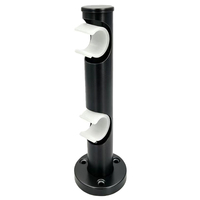 Supports de tringle à rideau en fer en gros, simples ou doubles, durables, électroplaqués et thermolaqués, directement de l'usine, plusieurs tailles disponibles