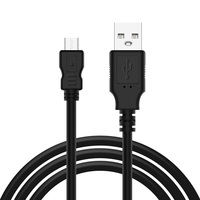 Cable USB 2.0 Macho Micro B 5P de 1.5m, Sincronización de Datos de Alta Velocidad, Carga Rápida de 3A, Cobre Puro, Núcleo de Ferrita Opcional para Teléfono Móvil